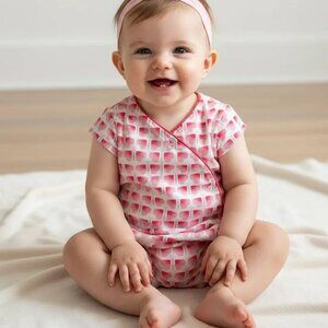 Obaibi Side Snaps Romper 12 Months